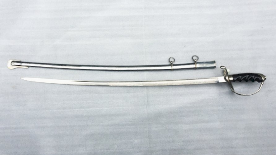 RARE & SUBLIME SABRE USA LAME GRAVÉE MOD.1902 : PÉRIODE WW1 XX ORIGINAL