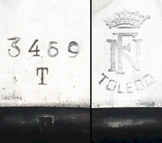 ✔RARE & SUPERBE BAIONNETTE DAGUE ESPAGNOLE TOLEDO MAUSER + BAUDRIER XIX ORIGINAL #26