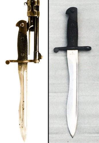 ✔RARE & SUPERBE BAIONNETTE DAGUE ESPAGNOLE TOLEDO MAUSER + BAUDRIER XIX ORIGINAL #26