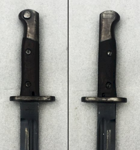 RARE & SUPERBE BAIONNETTE, DAGUE PORTUGAL MAUSER VERGUEIRO, MOD.1904, BRONZAGE DORIGINE, ORIGINAL