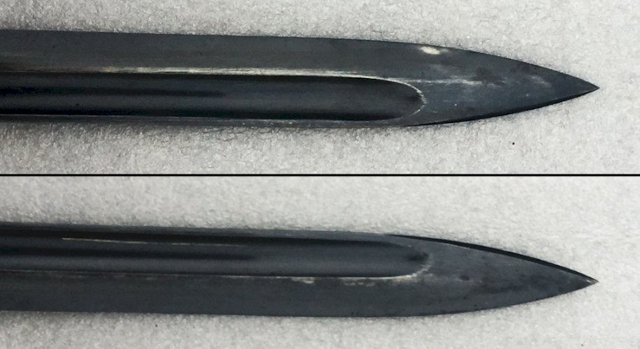 RARE & SUPERBE BAIONNETTE, DAGUE PORTUGAL MAUSER VERGUEIRO, MOD.1904, BRONZAGE DORIGINE, ORIGINAL