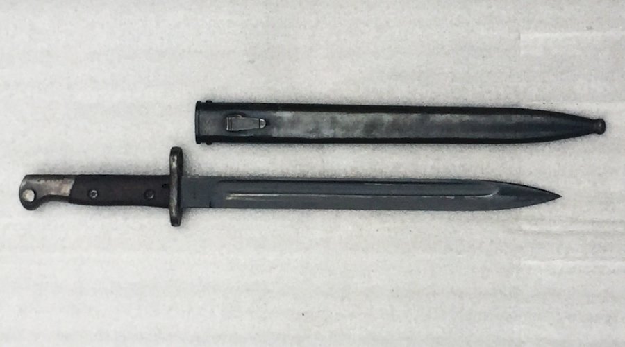 RARE & SUPERBE BAIONNETTE, DAGUE PORTUGAL MAUSER VERGUEIRO, MOD.1904, BRONZAGE DORIGINE, ORIGINAL