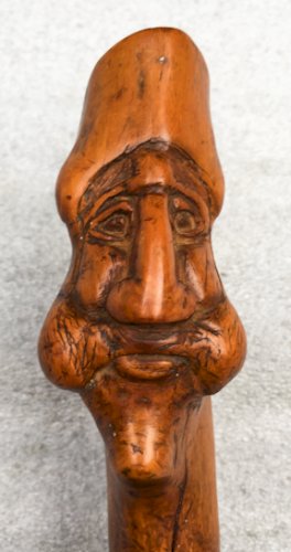 RARE & SUPERBE DAGUE - GLAIVE TURQUE OU INDIEN, LAME CROCHUE DE TYPE KRIS ORIGINAL