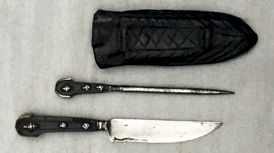 RARE & SUPERBE LOT DAGUE PAR CHASSE ALLEMANDE EPOQUE FIN XIX (?) ORIGINAL