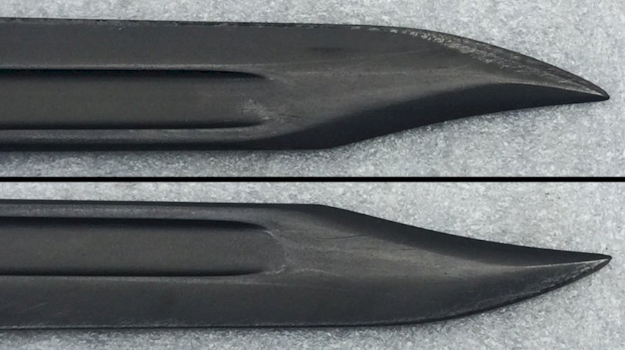 RARE & SUPERBE POIGNARD BAIONNETTE ANGLAISE L1A3 BRONZAGE XX ORIGINAL