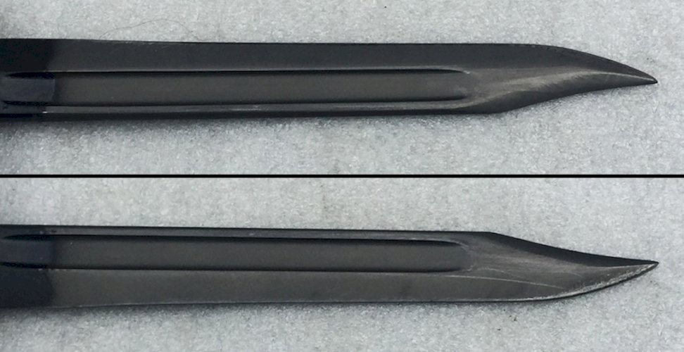 RARE & SUPERBE POIGNARD BAIONNETTE ANGLAISE L1A3 BRONZAGE XX ORIGINAL