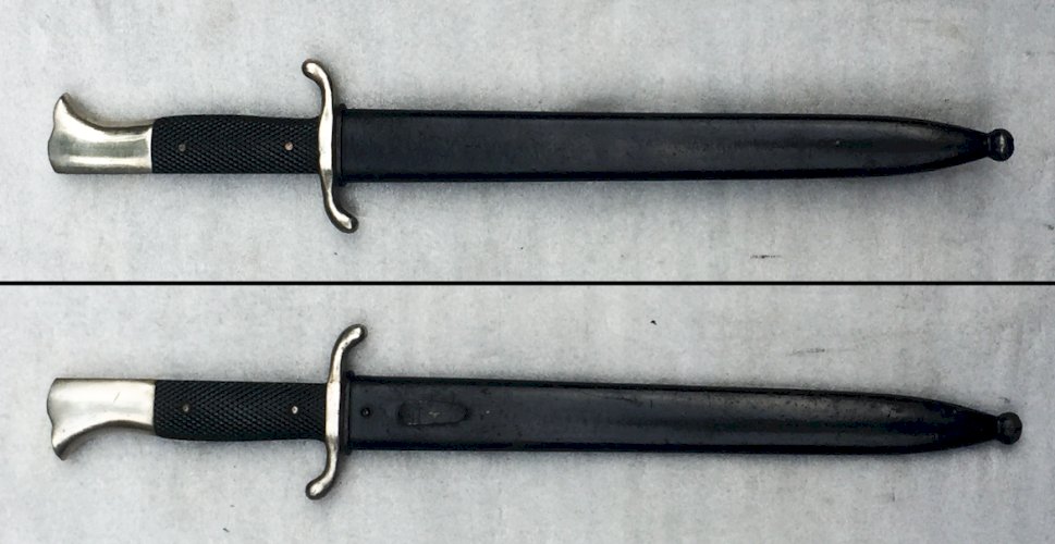 ✔RARE & SUPERBE POIGNARD / DAGUE ALLEMANDE, POMPIERS ALLEMANDS,WW1 OU WW2, ORIGINAL #11