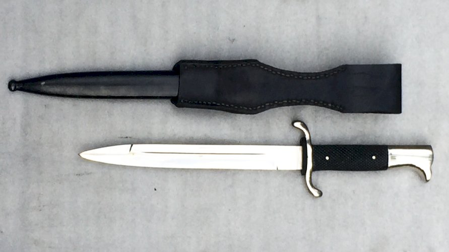 ✔RARE & SUPERBE POIGNARD / DAGUE ALLEMANDE POMPIERS ALLEMAND WW1 OU WW2 ORIGINAL #8