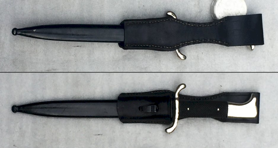 ✔RARE & SUPERBE POIGNARD / DAGUE ALLEMANDE POMPIERS ALLEMAND WW1 OU WW2 ORIGINAL #8