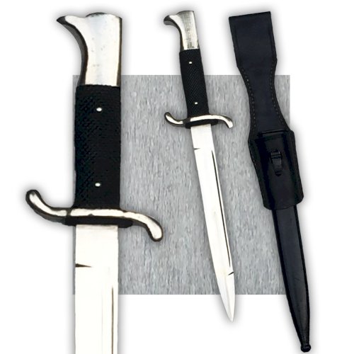 ✔RARE & SUPERBE POIGNARD / DAGUE ALLEMANDE POMPIERS ALLEMAND WW1 OU WW2 ORIGINAL #8