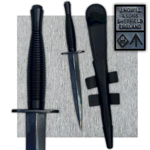 RARE & SUPERBE POIGNARD PARACHUTISTE ANGLAIS PARA J.NOWILL & SONS SHEFFIELD XX ORIGINAL