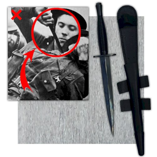 RARE & SUPERBE POIGNARD PARACHUTISTE ANGLAIS PARA J.NOWILL & SONS SHEFFIELD XX ORIGINAL