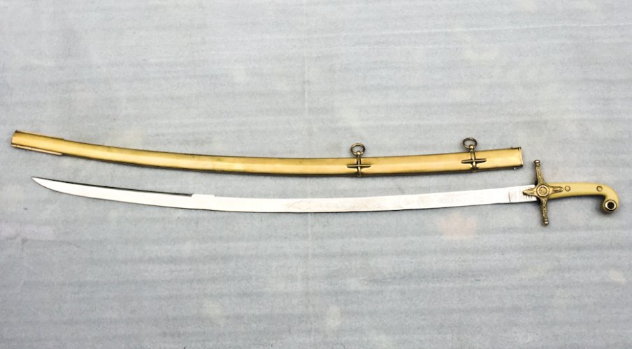 RARE & SUPERBE SABRE ANGLAIS STYLE MAMELOUK ANGLAIS MARINE ROYAL NAVY XX
