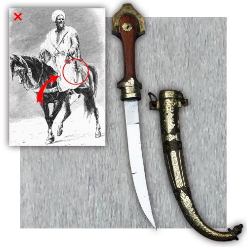 RARE & SUPERBE SABRE COURT KANDJAR / KHANDJAR / KINJAL / JAMBYA / KOUMIA XIX ORIGINAL