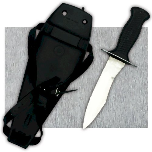 RARE & TRÈS BEAU POIGNARD VINTAGE '' DRAEGER '' DE SCAPHANDRIER 1950-60 INOX GRISBI ORIGINAL