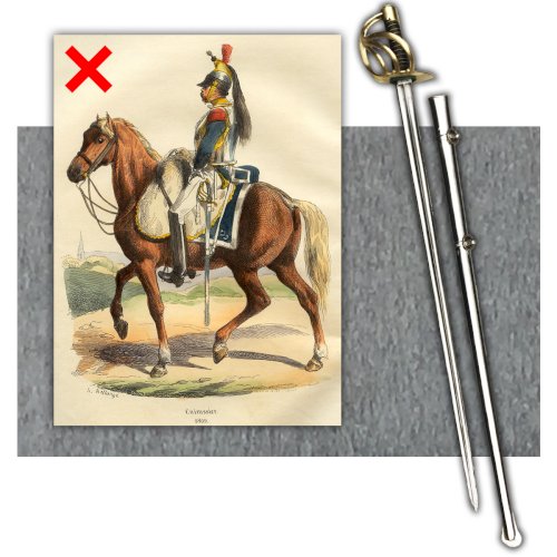 RARE & TRES BEAU SABRE DE TYPE CUIRASSIER FRANCAIS, EMPIRE, KLINGENTHAL, BEL ETAT