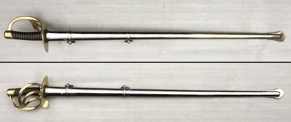 RARE & TRES BEAU SABRE DE TYPE CUIRASSIER FRANCAIS, EMPIRE, KLINGENTHAL, BEL ETAT