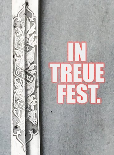 ✔RARE & TRES BEAU SABRE DOFFICIER PRUSSIEN, BAVAROIS, LAME GRAVEE,  IN TREUE FEST , ORIGINAL #20