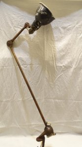 RARE TRUE ANTIQUE GRAS LAMP PURE ATTIC JUICE INDUSTRIAL DESIGN
