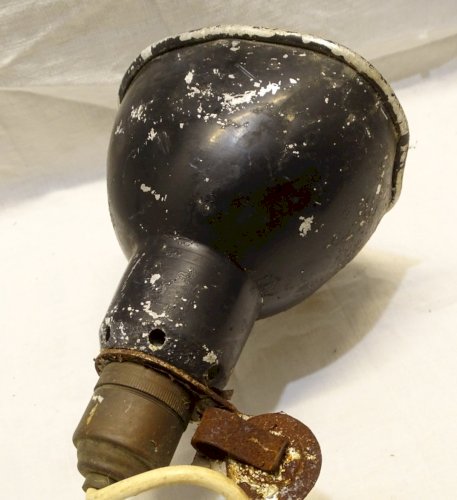 -RARE VERITABLE ANCIENNE LAMPE GRAS PUR JUS DE GRENIER DESIGN INDUSTRIEL