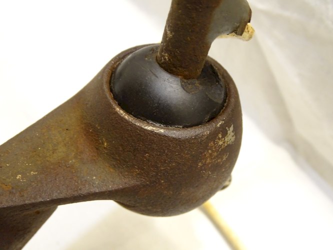 -RARE VERITABLE ANCIENNE LAMPE GRAS PUR JUS DE GRENIER DESIGN INDUSTRIEL