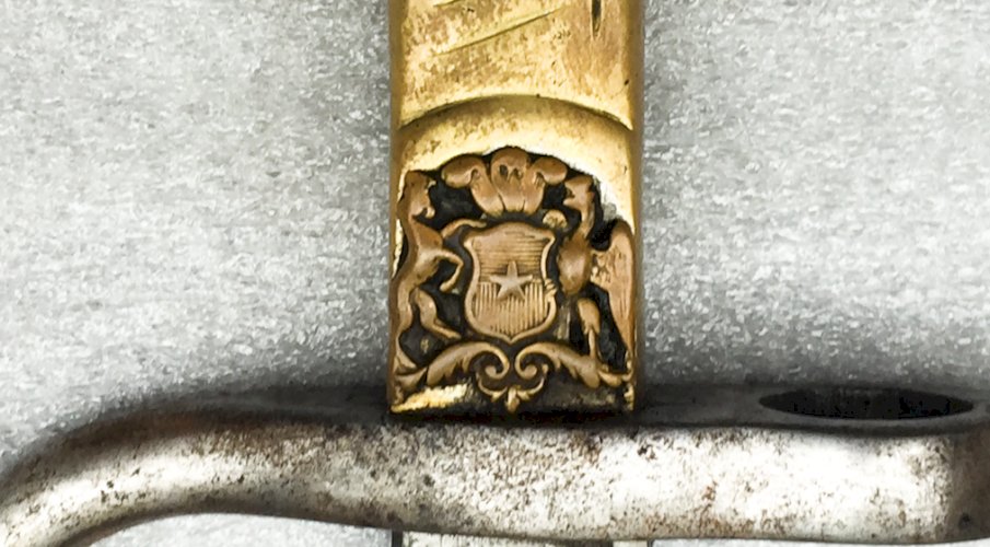 RARISSIME BAIONNETTE DE LA POLICE CHILIENNE M1874 ALEX COPPEL XIX WW1 ORIGINAL