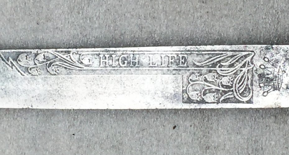 RARISSIME & BEAU POIGNARD / SABRE AMÉRIQUE DU SUD / ALLEMAND,  HIGH LIFE , XIX, ORIGINAL #44