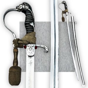 RARISSIME & BEAU SABRE DE LUXE PRUSSIEN DE POLICE OU POMPIER XIX ORIGINAL
