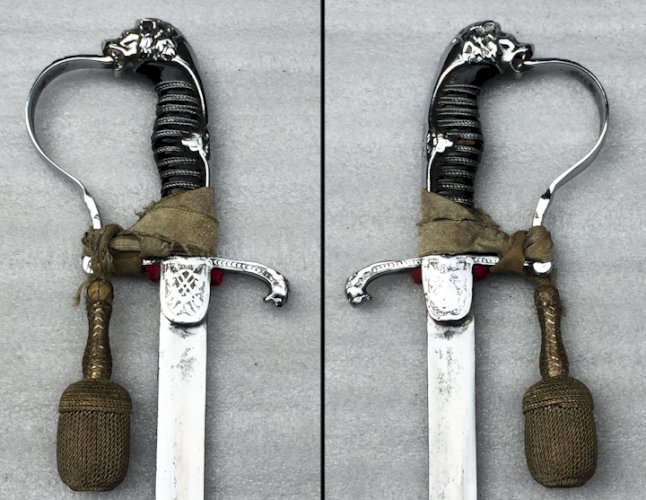 RARISSIME & BEAU SABRE DE LUXE PRUSSIEN DE POLICE OU POMPIER XIX ORIGINAL