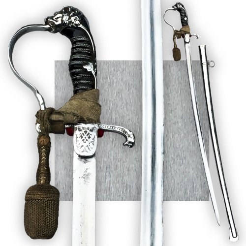 RARISSIME & BEAU SABRE DE LUXE PRUSSIEN DE POLICE OU POMPIER XIX ORIGINAL