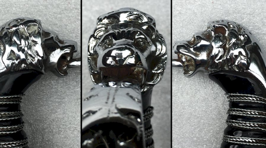 RARISSIME & BEAU SABRE DE LUXE PRUSSIEN DE POLICE OU POMPIER XIX ORIGINAL