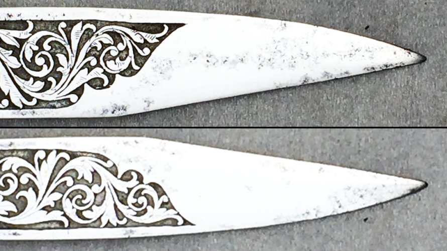 RARISSIME  DAGUE DE LUXE ESPAGNOLE  TOLEDO 1877, PAS SABRE, ESPAGNE, XIX, ORIGINAL