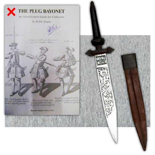 RARISSIME BAIONNETTE BOUCHON - PLUG TOLEDO 1877 PAS SABRE ESPAGNE XIX ORIGINAL