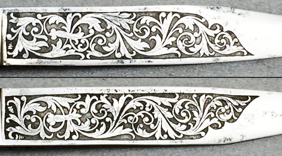 RARISSIME  DAGUE DE LUXE ESPAGNOLE  TOLEDO 1877, PAS SABRE, ESPAGNE, XIX, ORIGINAL