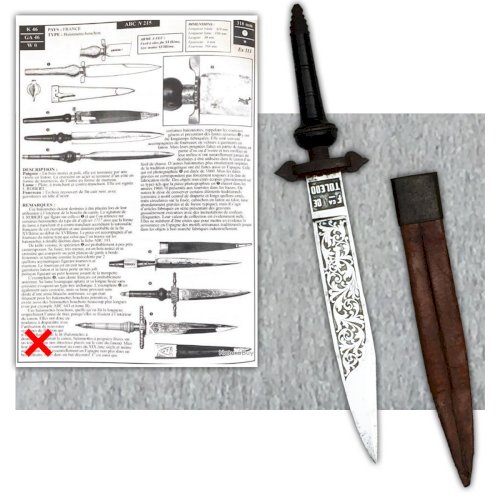 RARISSIME BAIONNETTE BOUCHON - PLUG TOLEDO 1877 PAS SABRE ESPAGNE XIX ORIGINAL