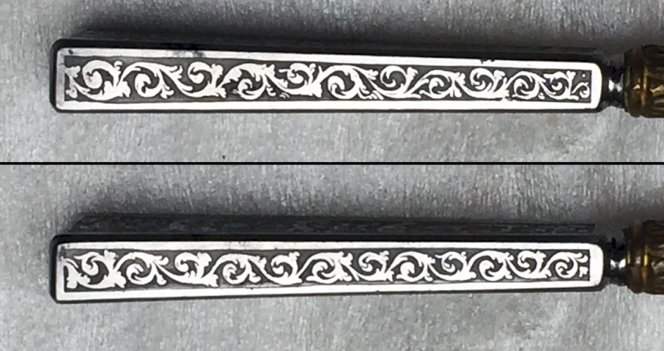 RARISSIME  DAGUE DE LUXE FRANCAISE , DORURE, 1870, FINEMENT GRAVÉE, NAPOLÉON III, XIX, ORIGINAL