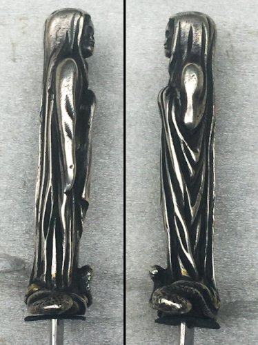 RARISSIME  DAGUE DE VERTU FRANCAISE , TETE DE MORT TYPZ NAPOLÉON III, XIX OU XX, ORIGINAL #40