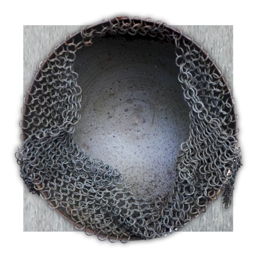 RARISSIME ENSEMBLE : Casque + Bouclier INDO-PERSAN OU OTTOMAN 1890-90