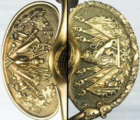 Rarissime ÉPÉE BELGE de GÉNÉRAL Luxe LEOPOLD II M1845 XIX Original