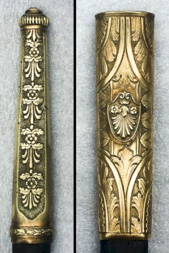 Rarissime ÉPÉE BELGE de GÉNÉRAL Luxe LEOPOLD II M1845 XIX Original