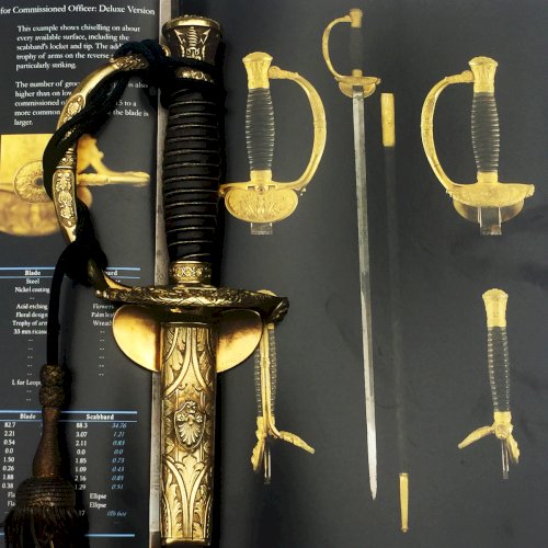 Rarissime ÉPÉE BELGE de GÉNÉRAL Luxe LEOPOLD II M1845 XIX Original