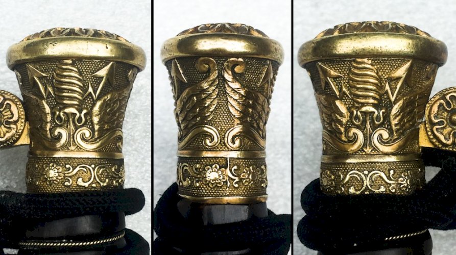 Rarissime ÉPÉE BELGE de GÉNÉRAL Luxe LEOPOLD II M1845 XIX Original