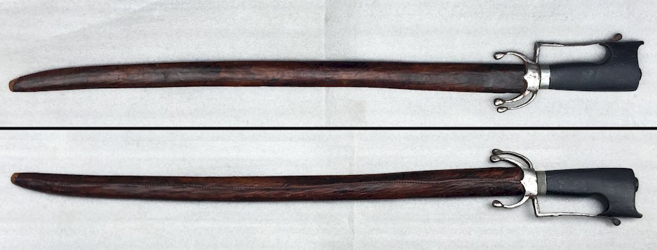 RARISSIME & MAGNIFIQUE SABRE NIMCHA LAME MAQUÉE XIX ORIGINAL