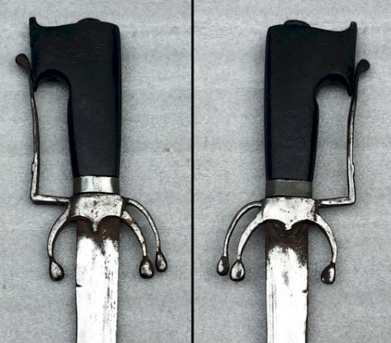 RARISSIME & MAGNIFIQUE SABRE NIMCHA LAME MAQUÉE XIX ORIGINAL