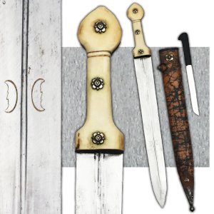 RARE & MASSIVE CAUCASIAN KINDJAL COSSACK IMPERIAL RUSSIA NICHOLAS II XIX ORIGINAL