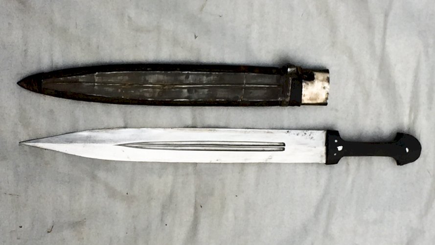 RARISSIME & MASSIF KINDJAL, CAUCASIEN, COSAQUE, RUSSIE IMPÉRIALE, NICOLAS II, XIX, ORIGINAL