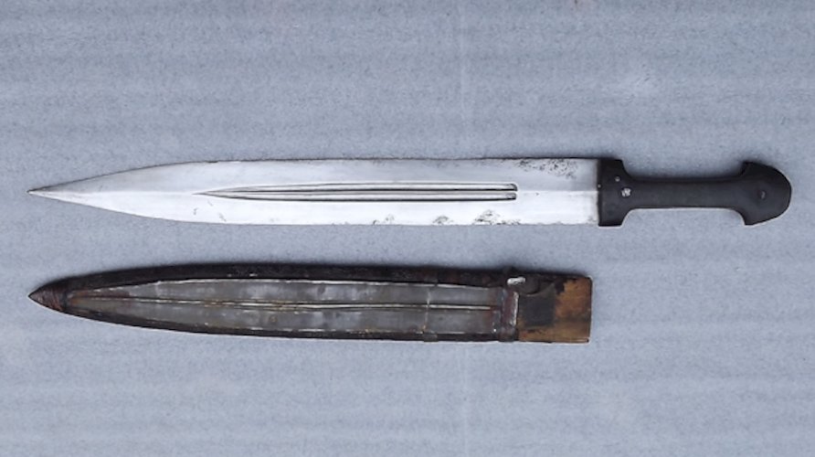 RARISSIME & MASSIF KINDJAL, CAUCASIEN, COSAQUE, RUSSIE IMPÉRIALE, NICOLAS II, XIX, ORIGINAL