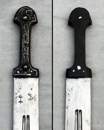 RARISSIME & MASSIF KINDJAL, CAUCASIEN, COSAQUE, RUSSIE IMPÉRIALE, NICOLAS II, XIX, ORIGINAL