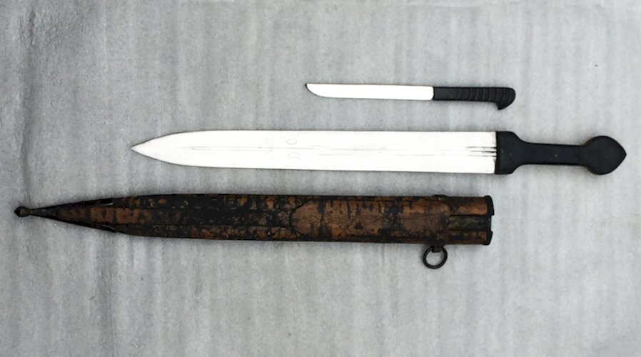 RARISSIME & MASSIF KINDJAL CAUCASIEN COSAQUE RUSSIE IMPÉRIALE NICOLAS II XIX ORIGINAL