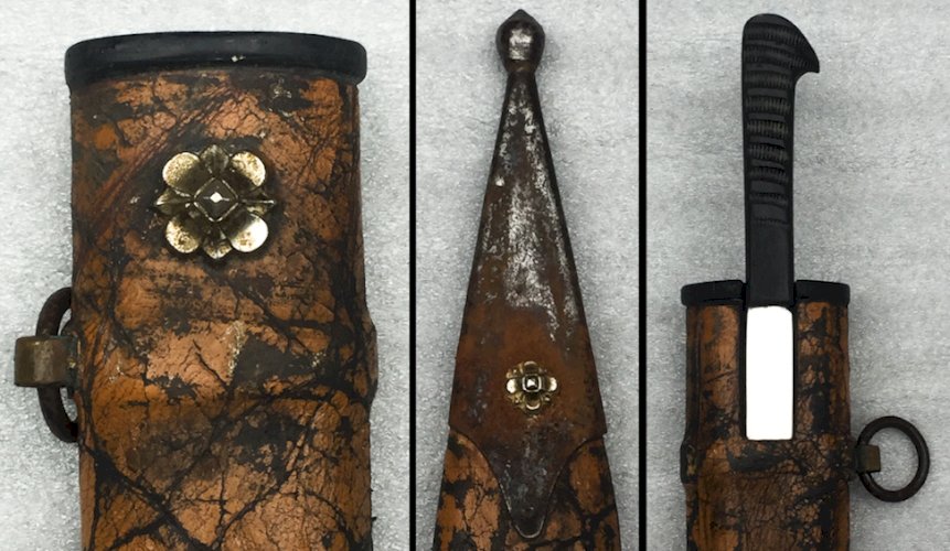 RARISSIME & MASSIF KINDJAL CAUCASIEN COSAQUE RUSSIE IMPÉRIALE NICOLAS II XIX ORIGINAL